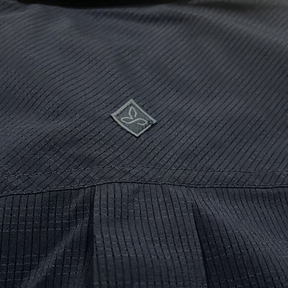 PrAna Mens Cayman Shirt XS Nautical Blue Featherweight Air Mesh Standard Fit - Picture 8 of 10